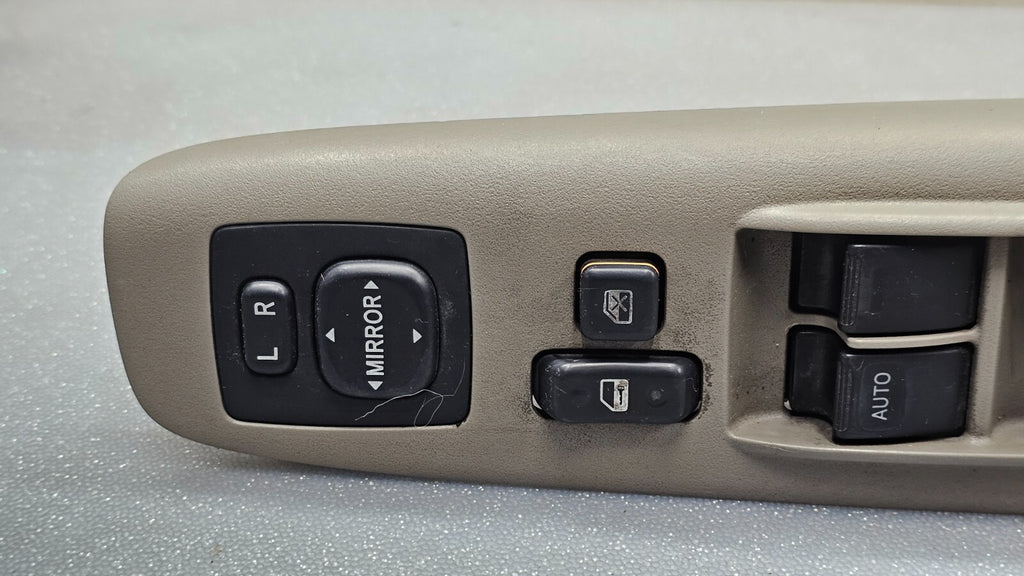 🔥02-06 Camry Sienna Front Left Driver Master Power Window Switch Assembly Tan