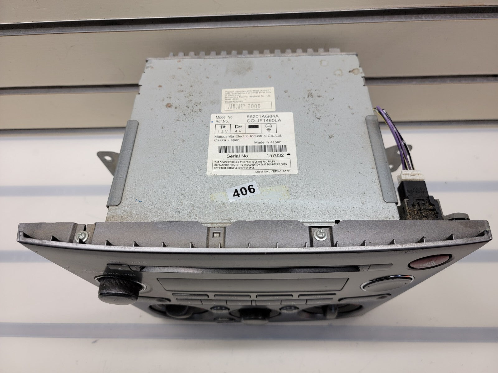 🔥2005-2006 Subaru Legacy AM FM Radio Single Disc CD Player 86201AG62A