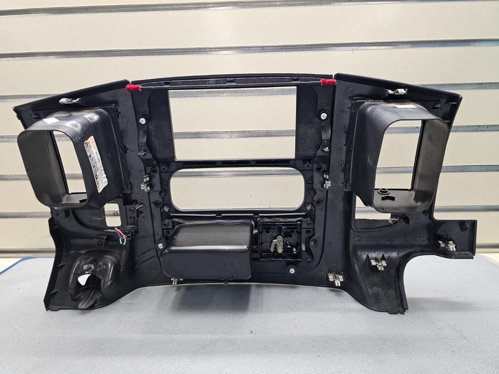 🔥02-05 Dodge RAM Dash RADIO SUUROUND Bezel Climate Trim Panel Storage Black B10