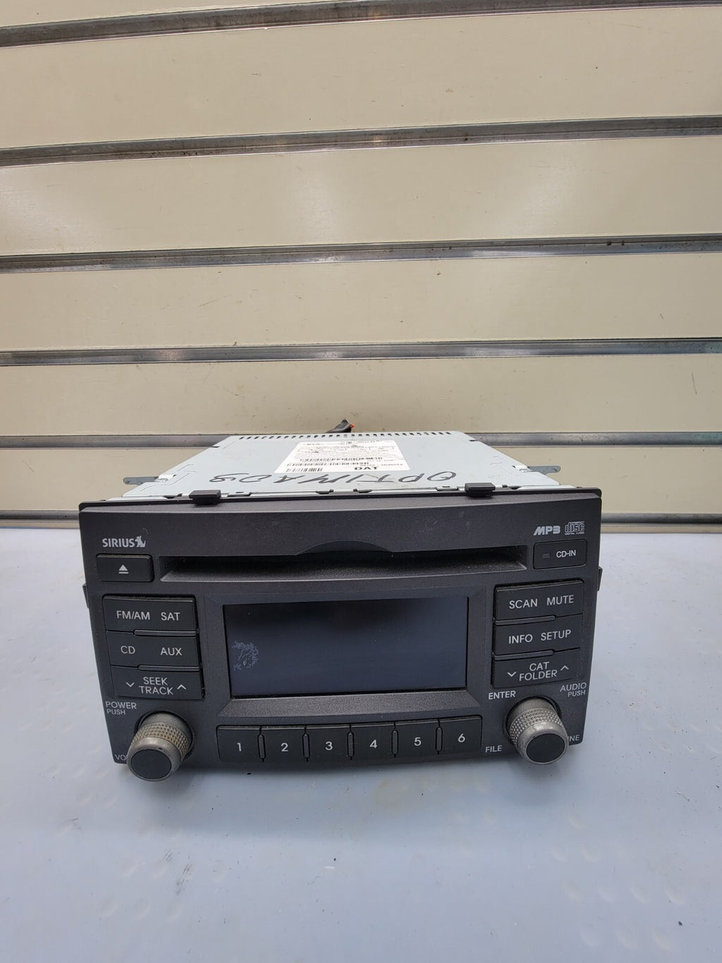 🔥09-11 Kia Magentis Optima  AM/FM radio single CD player Sirius sat tuner OEM