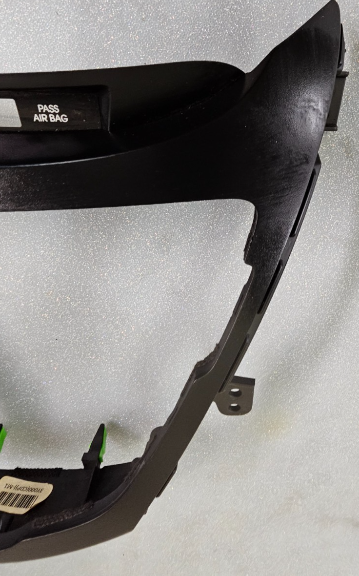 🔥11-13 Hyundai Elantra Dash AM FM Radio Stereo Display Clock Bezel Panel Black