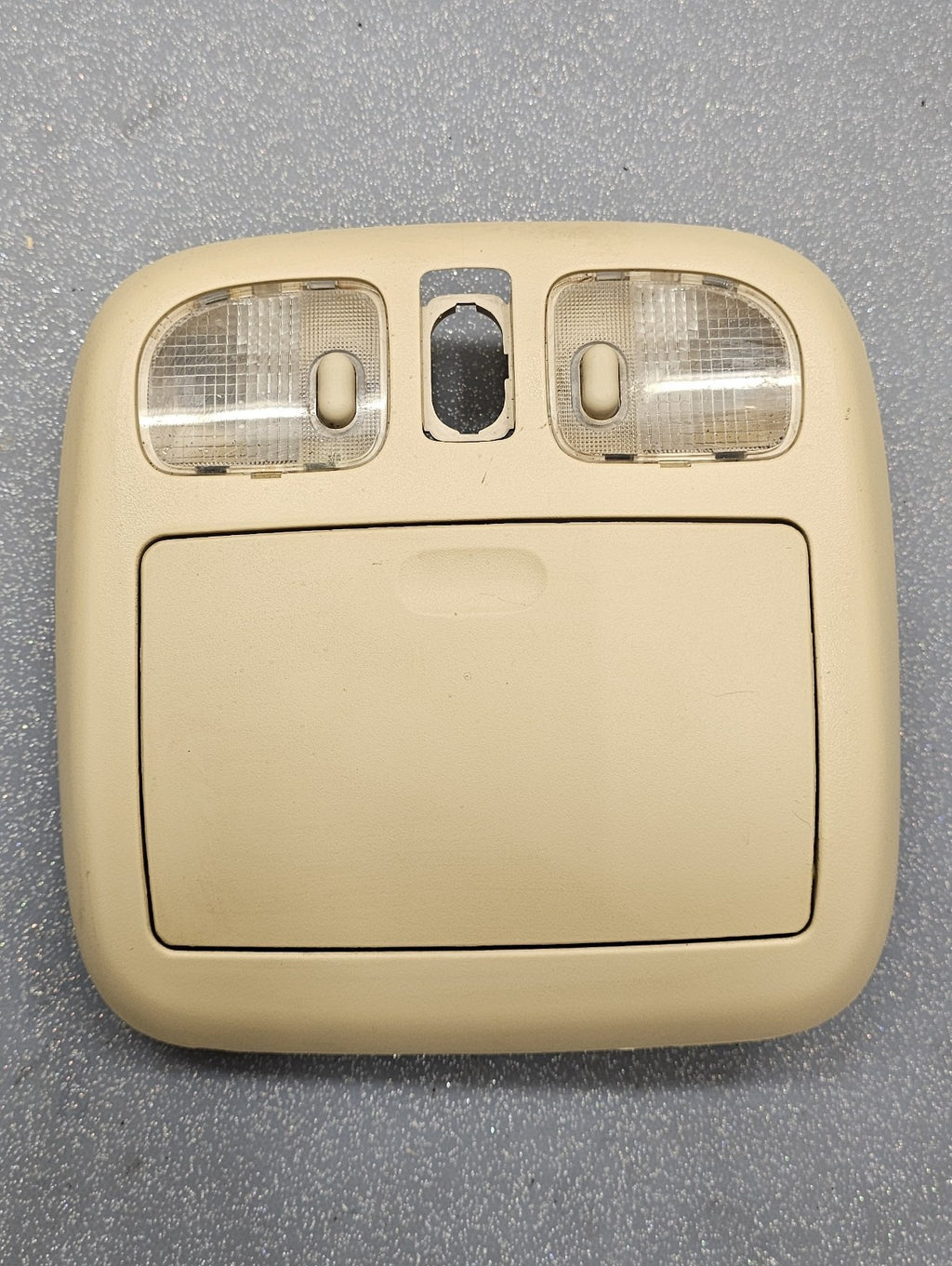 🔥10-12 Fusion Milan MKZ Overhead Console Dome Map Light Lamp Unit Storage TAN