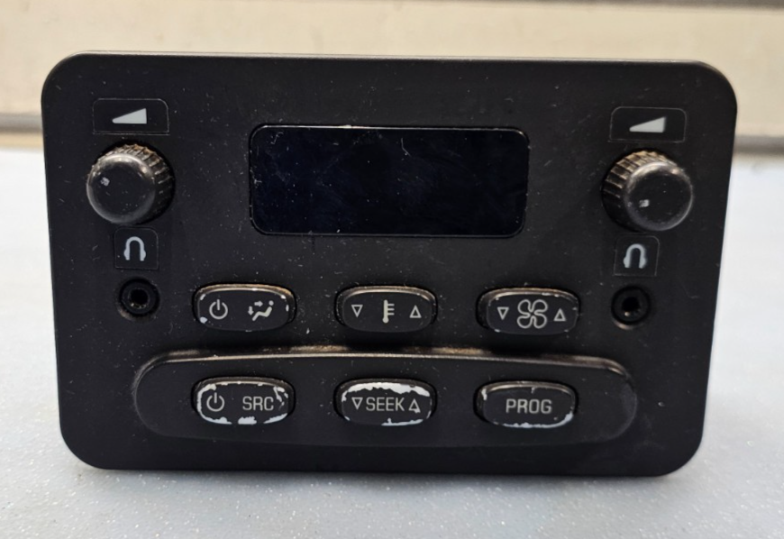 🔥03-06 Tahoe Yukon Suburban Rear Audio Radio Climate Control Switch Panel Black