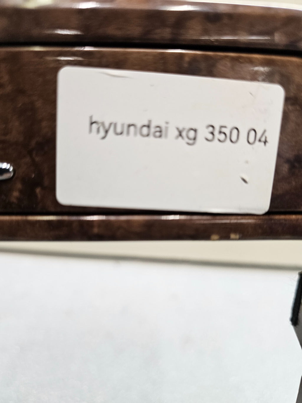 🔥01-05 Hyundai XG300 XG350 Dash Center Radio Bezel Cover Panel Tray Switch Wood
