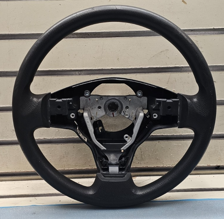 🔥06-12 TOYOTA RAV4 LEFT DRIVER STEERING COLUMN WHEEL COVER LEATHER BLACK OEM