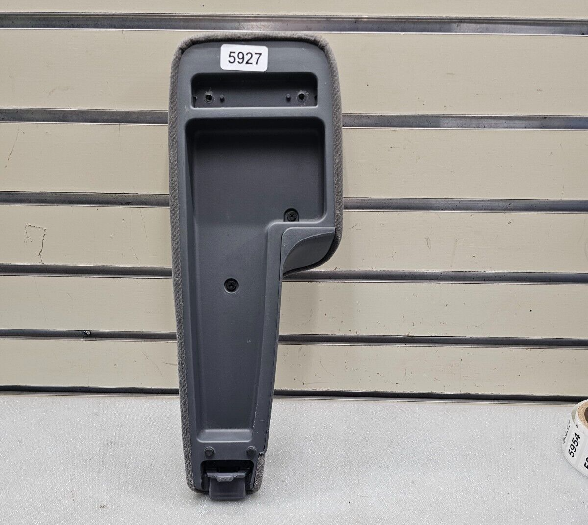 🔥01-05 Honda Civic Front Center Console Cover Arm Rest Lid Cover Gray Cloth OEM