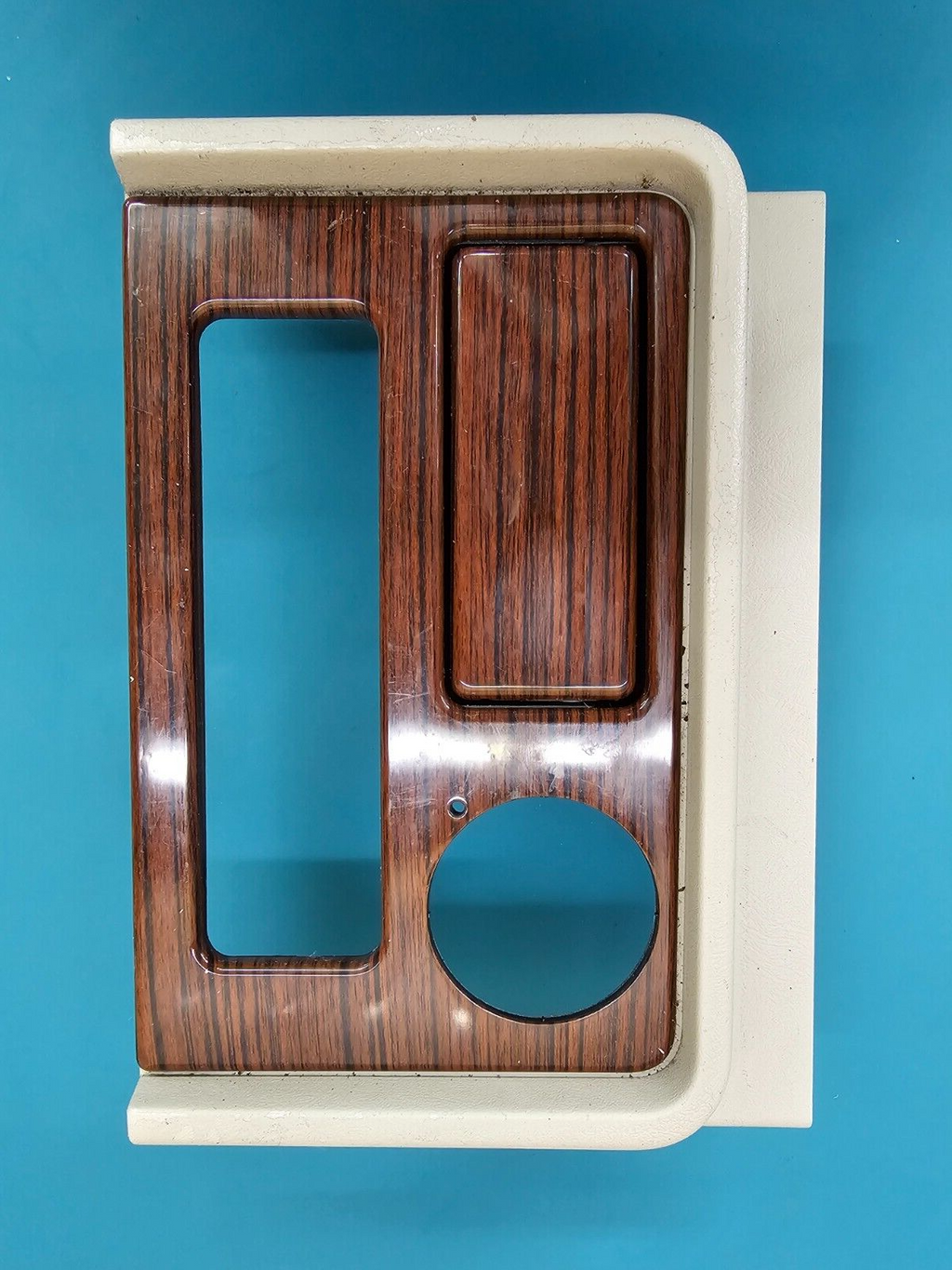 🔥02-06 Escalade Radio Dash Trim Surround Bezel Trim Panel w/clock woodgrain