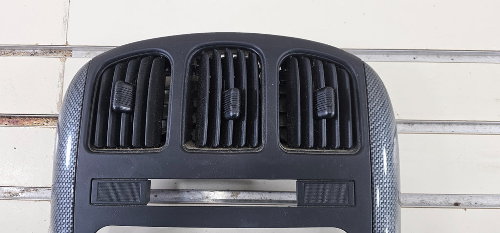 🔥01-07 Dodge Caravan Town & Country dash radio climate TRIM bezel carbon fiber