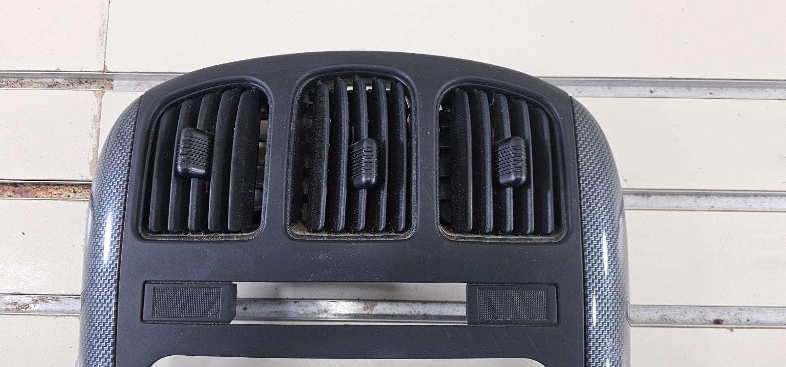 🔥01-07 Dodge Caravan Town & Country dash radio climate TRIM bezel carbon fiber