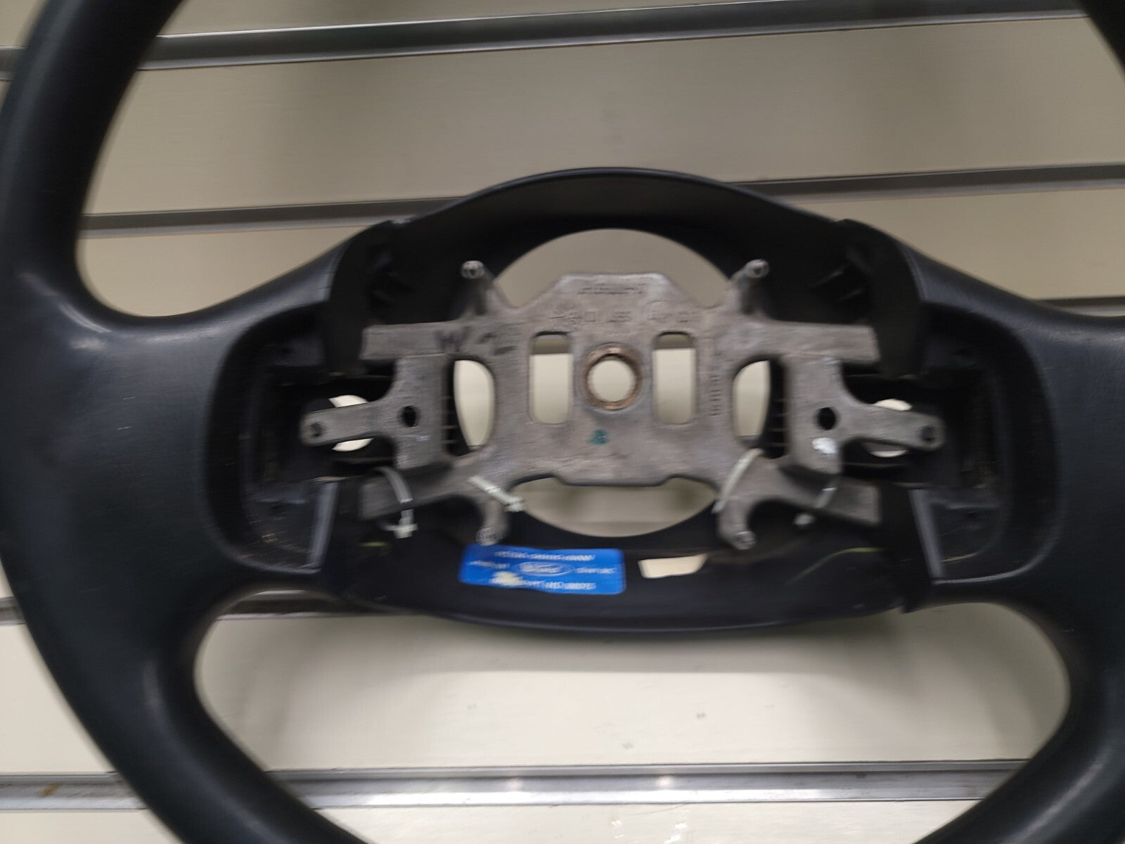 🔥1997-2003 Ford F-150 Leather Steering Wheel Cruise Dash black
