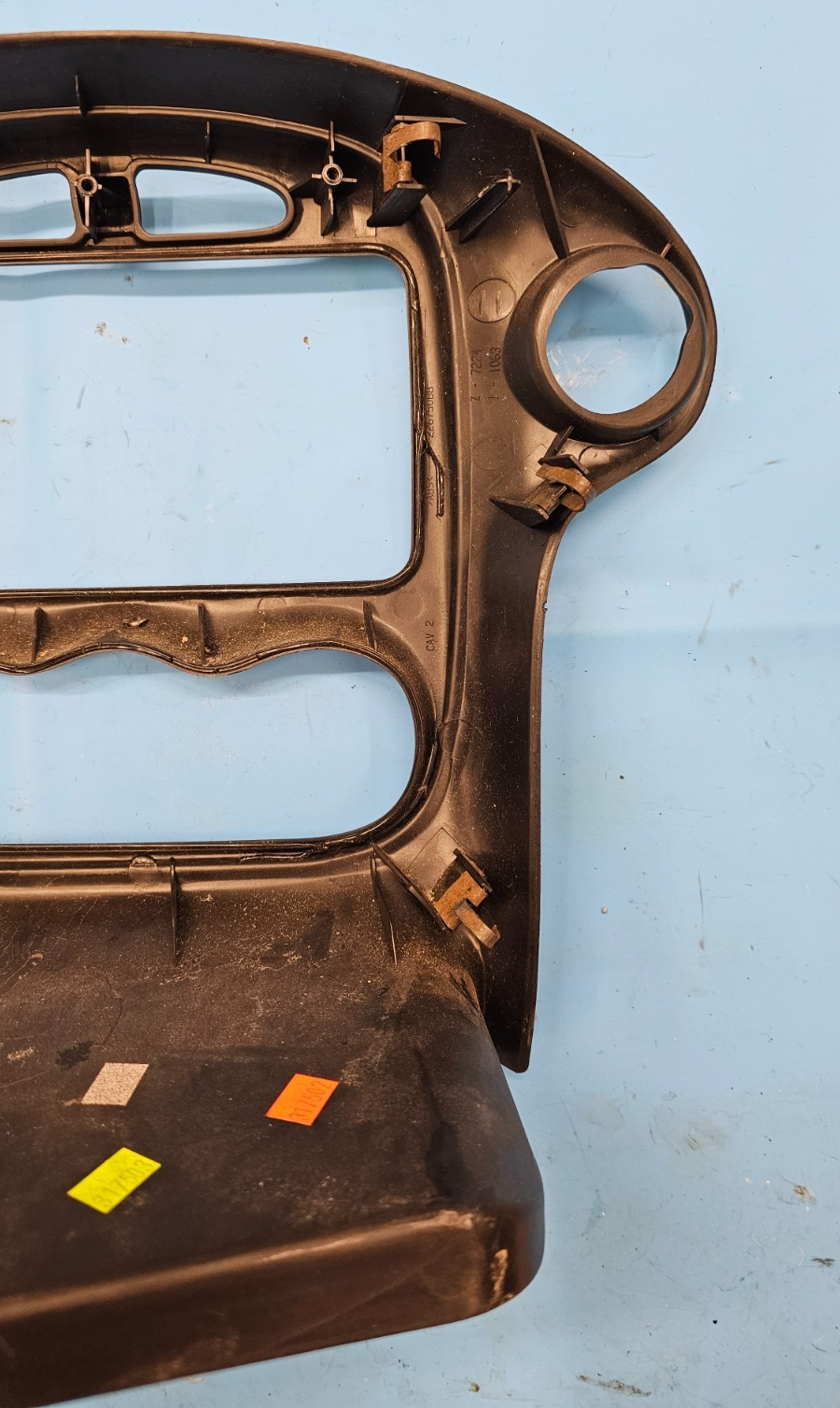 🔥99-05 Pontiac Grand Am Center Dash Radio Climate Bezel Trim Genuine Black OEM