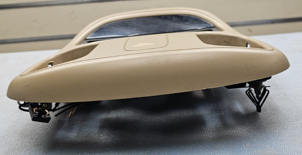 🔥02-05 Dodge RAM Overhead Console DOME Light Roof Storage Compartment Tan