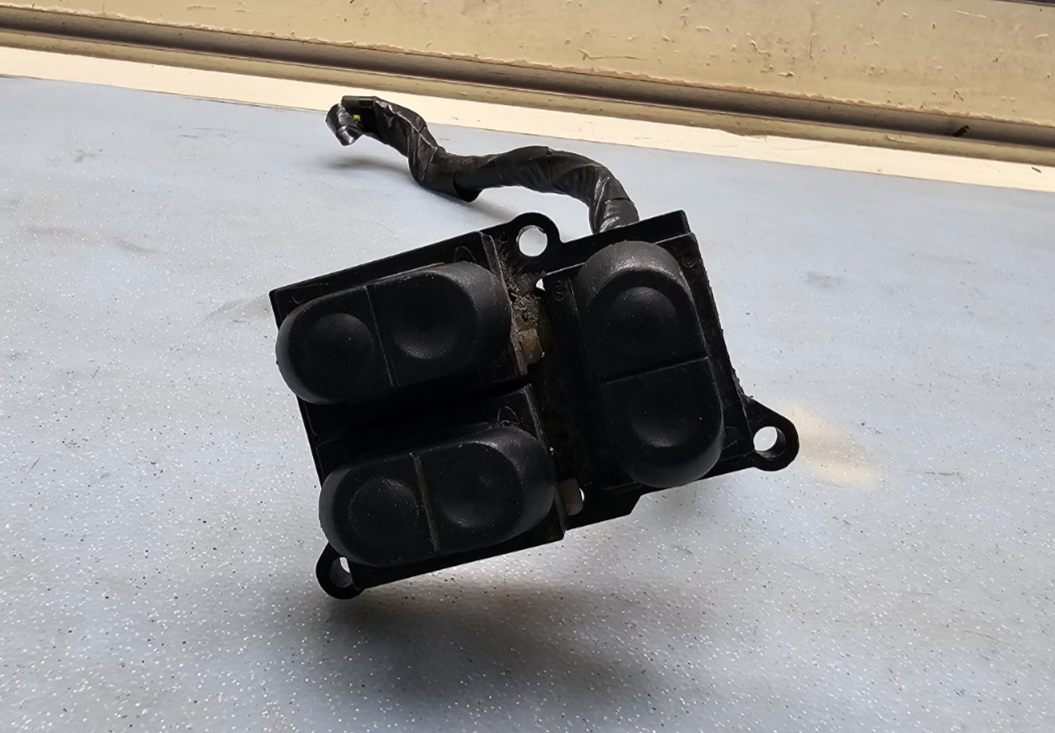 🔥1992-1996 F150 F250 F350 POWER LEFT WINDOW SWITCH LH  BLACK