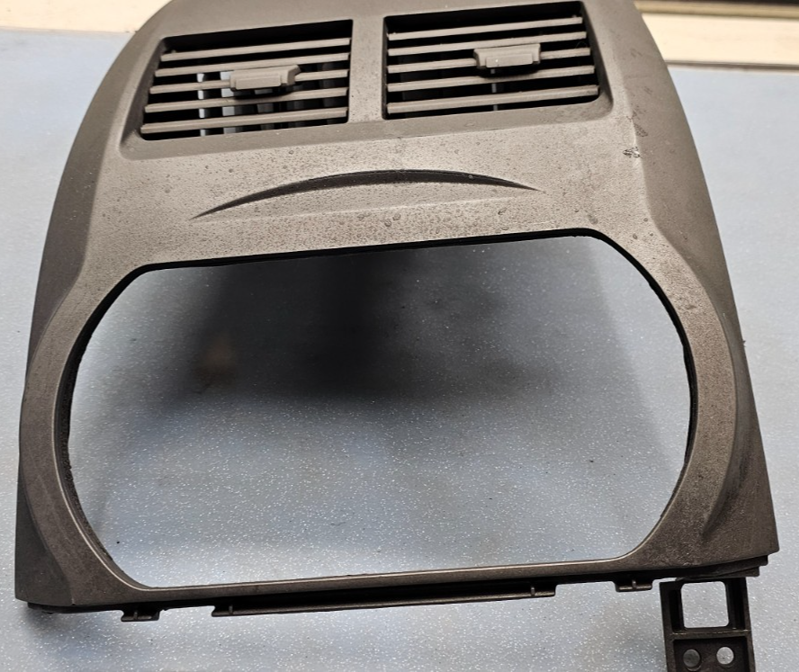 🔥02-04 NISSAN ALTIMA CENTER DASH VENT RADIO STEREO BEZEL TRIM PANEL GRAY