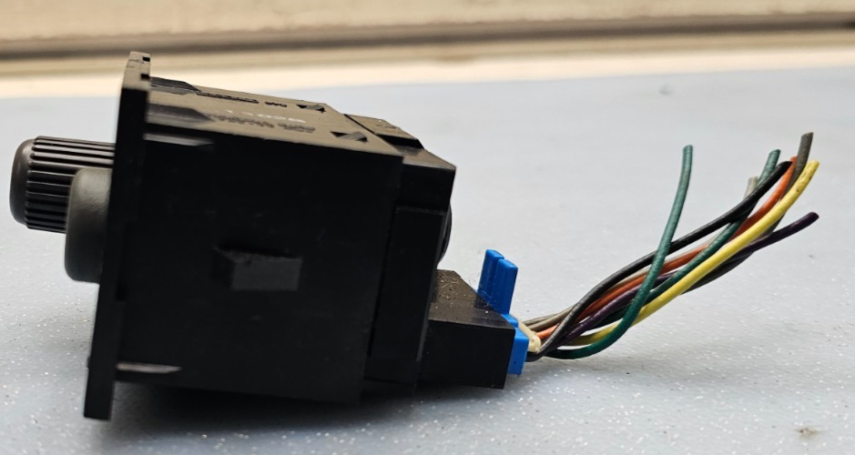 🔥99-02 TAHOE SUBURBAN GMC YUKON DENALI REAR WIPER FOG LIGHT SWITCH 4x4 BLACK