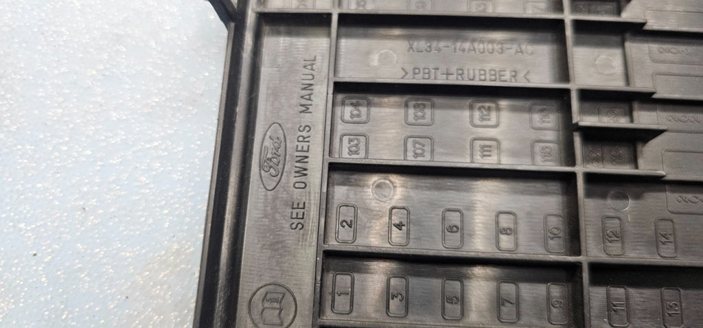 🔥99-03 Ford F150 Under Hood Fuse Relay Box Cover Lid Black OEM