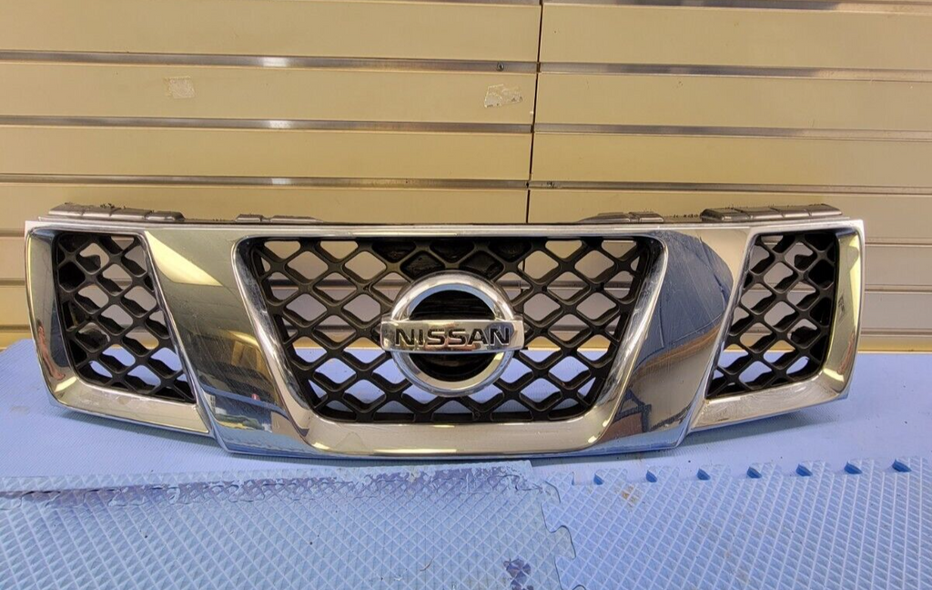 🔥08-12 NISSAN PATHFINDER FRONT GRILLE ASSEMBLY COVER INSERT MOLDING CHROME OEM