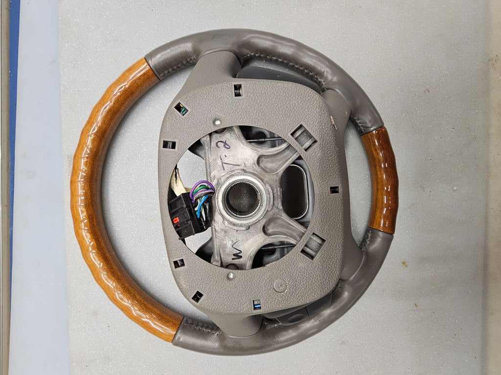 🔥07-17 GMC Acadia 08-17 Buick Enclave Steering Wheel Column Manual Cruise GRAY