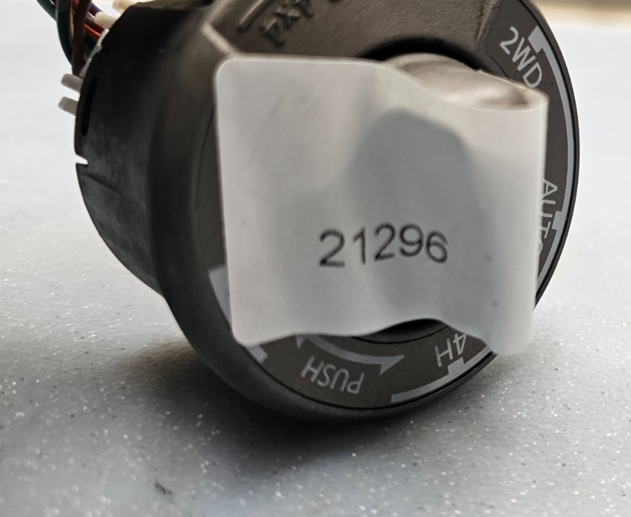 🔥04-07 Titan 4x4 2wd Transfer Case Control Push Pull Switch Assembly Black