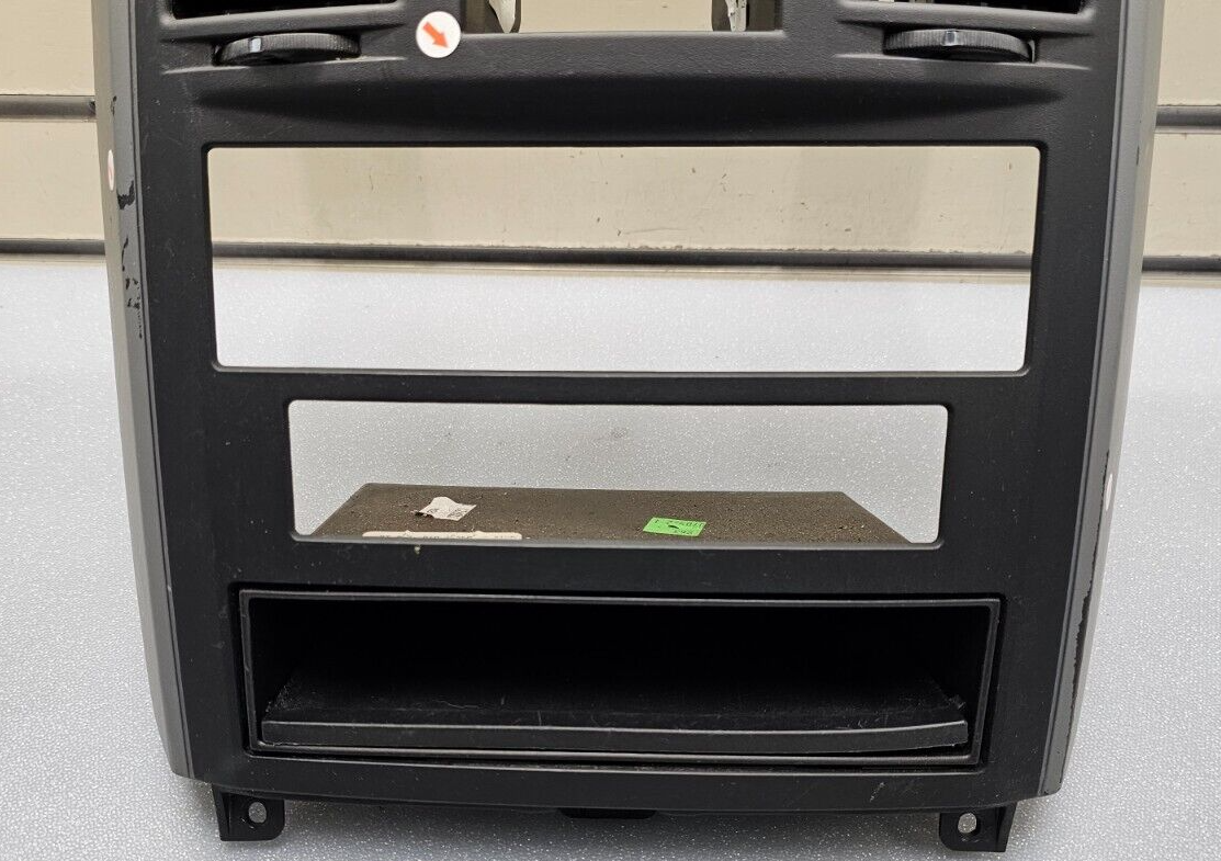 08-10 Grand Caravan Town Country Dash AM FM Radio Stereo Trim Bezel Panel Black