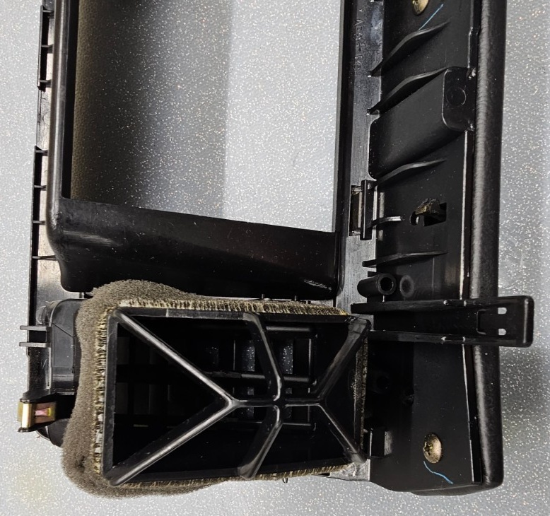 03-07 Murano Dash AM FM Radio Stereo Outlet Display Audio Bezel Trim Panel Black