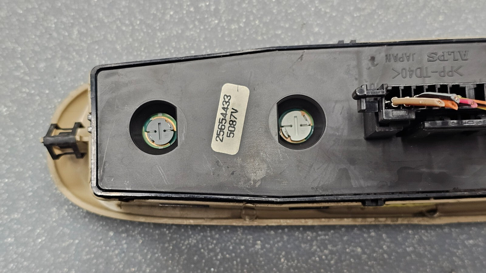 🔥00-05 Buick Lesabre Left Driver Master Power Window Switch Assembly Tan OEM