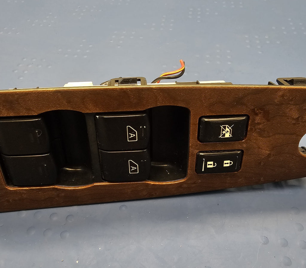 🔥07-12 ALTIMA LEFT DRIVER MASTER POWER WINDOW DOOR CONTROL SWITCH ASSEMBLY WOOD