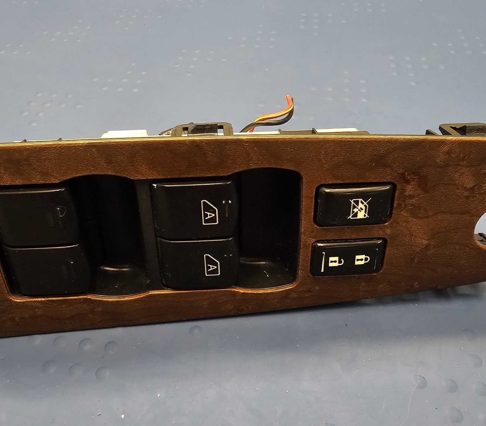 🔥07-12 ALTIMA LEFT DRIVER MASTER POWER WINDOW DOOR CONTROL SWITCH ASSEMBLY WOOD