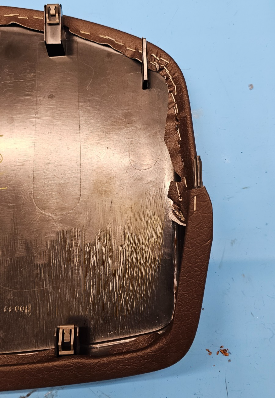 🔥09-14 FORD F150 Leather Upper Dash Instrument Cluster Speedo Cover Top Brown