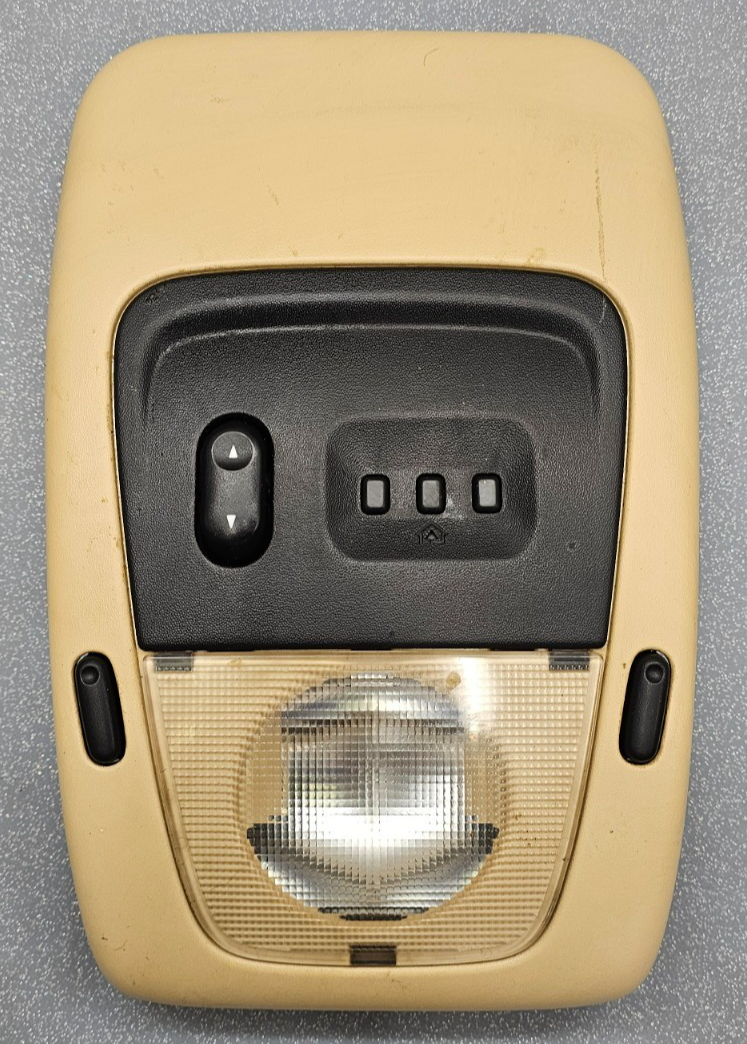 🔥02-05 Explorer Mountaineer Overhead Console Dome Map Light Storage Sunroof Tan