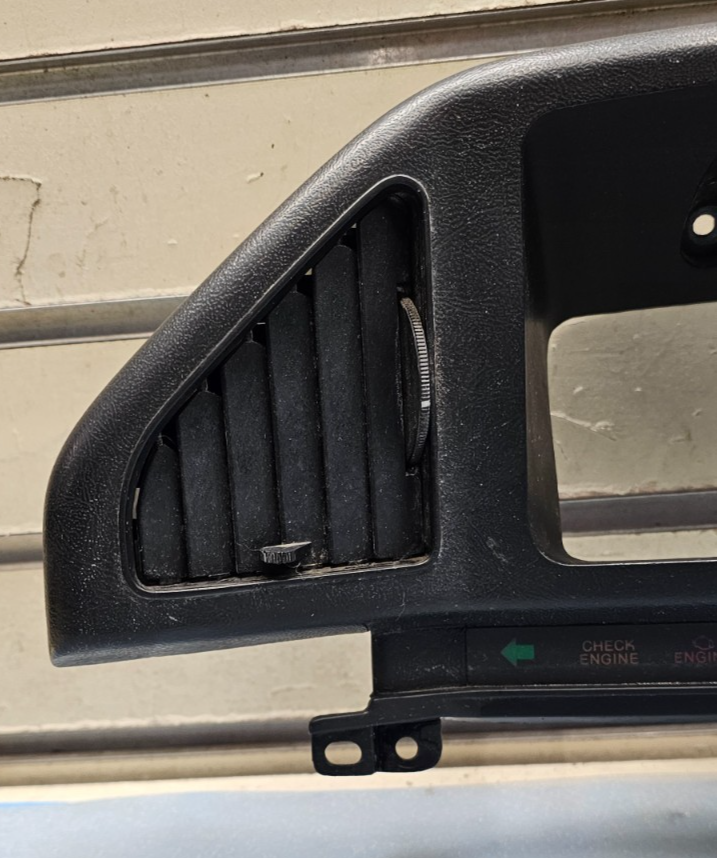🔥87-91 Ford F-150 F250 BRONCO Dash CLUSTER Bezel Speedo Gauge Trim Black C11