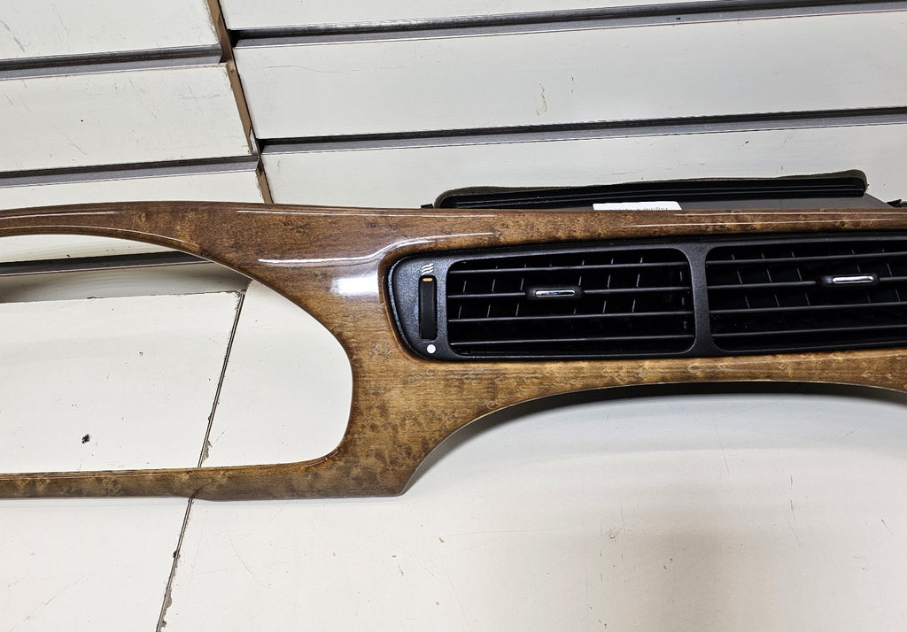 🔥02-08 JAGUAR X TYPE DASH INSTRUMENT CLUSTER SPEEDOMETER BEZEL TRIM PANEL WOOD