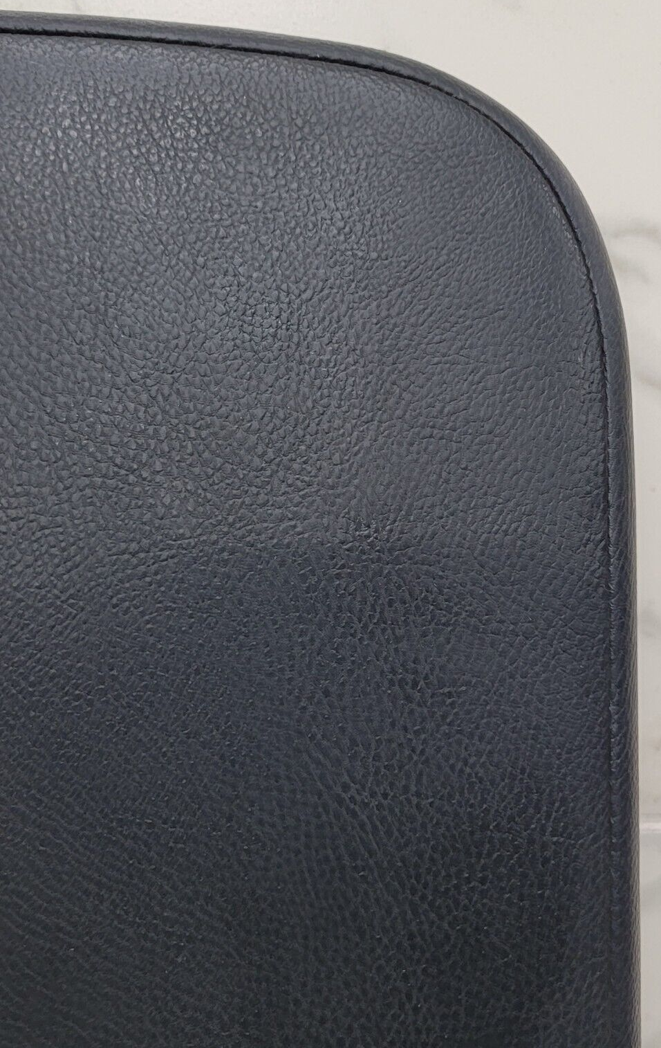 02-08 Dodge RAM Center Console Jump Seat ARMREST Cover Lid Leather Dark Blue JS7