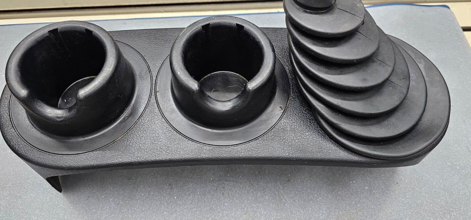 🔥04-08 Ford F150 4X4 Floor Mount Cup Drink Holder Transfer Case Shifter Black