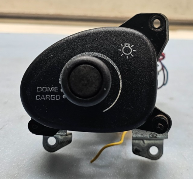 🔥97-98 Dodge Dakota RAM HEAD LAMP HEADLIGHT CARGO LIGHT DOME SWITCH BLACK OEM