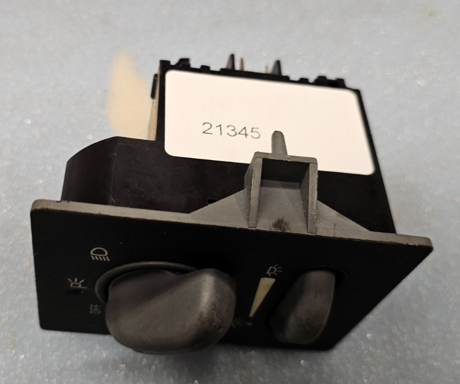 🔥97-03 GRAND PRIX FRONT FOG LEFT DRIVER LIGHT HEADLIGHT DIMMER SWITCH BLACK