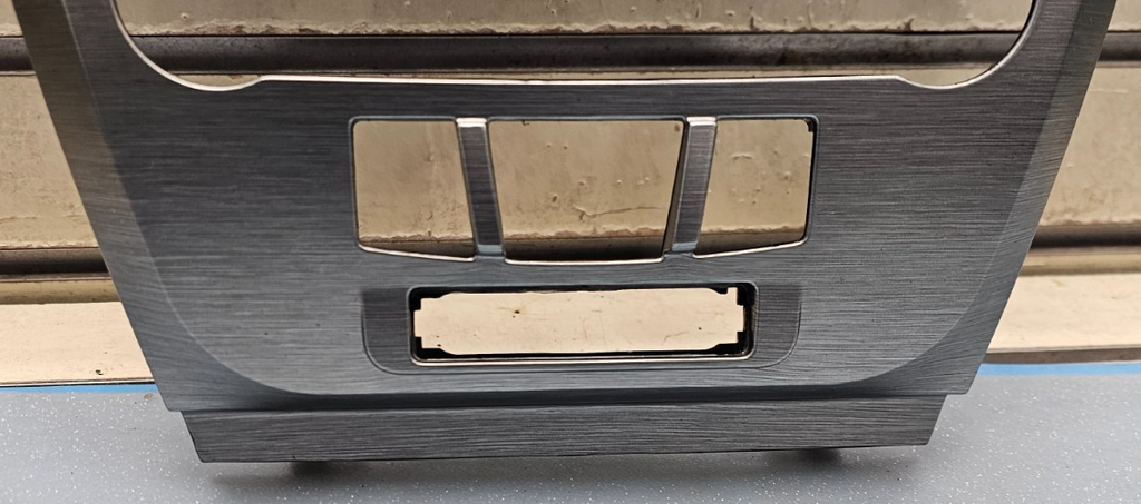 🔥 10-12 Ford Fusion Milan Climate Control Bezel Panel Trim Silver