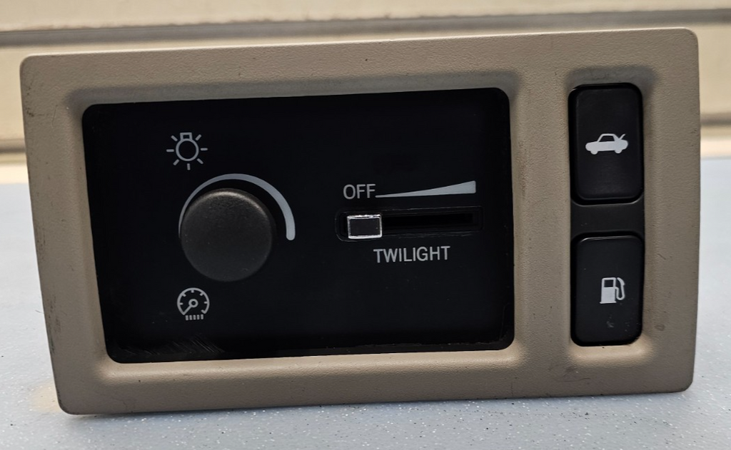 🔥97-99 Cadillac Deville Headlight Dimmer Control Switch Fuel Trunk Release TAN