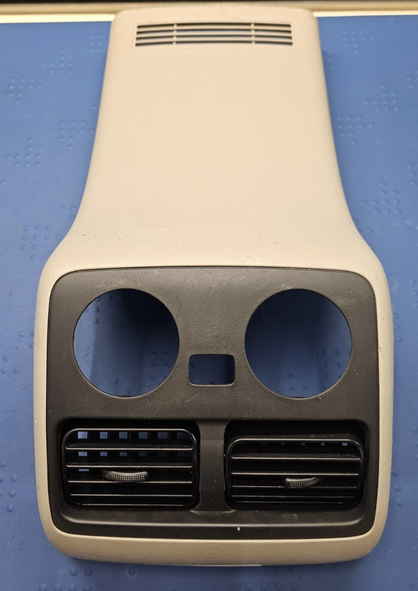 🔥07-09 MAZDA CX-9 CX9 REAR CENTER CONSOLE COVER TRIM BEZEL PANEL LT TAN/BLACK