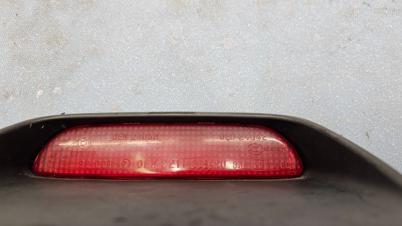 🔥08-14 Subaru Impreza WRX STI Third Brake Tail Light Lamp Assembly Sedan OEM