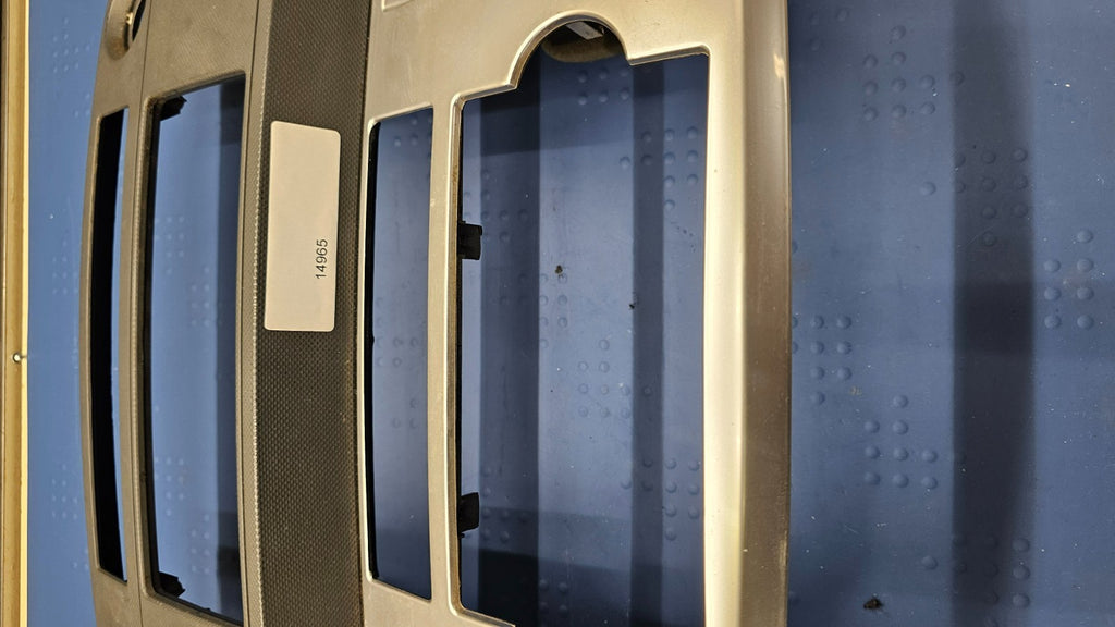 🔥06-08 Dodge RAM Dash RADIO Stereo Bezel Climate Trim Panel Silver/Grey B11