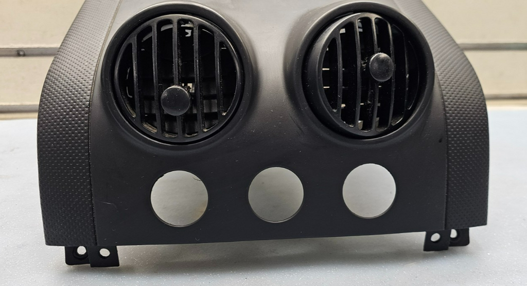 🔥04-08 Chevy Aveo Hatchback Dash Top Center AC A/C Air Vents Clock Bezel Black