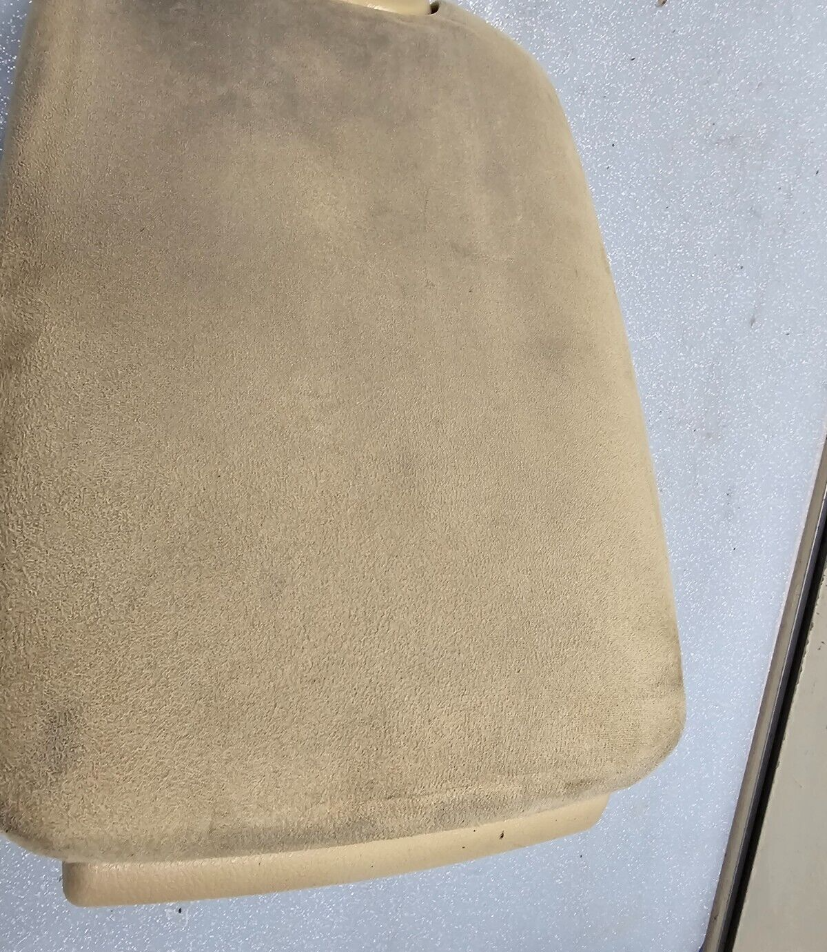 🔥08-12 Honda Accord Center Console Lid Armrest Cover Top Pad Assembly Tan Cloth