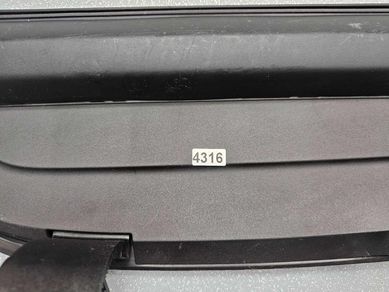 11-16 Town Country Grand Caravan Dash Upper Glove Box Storage Compartment Black