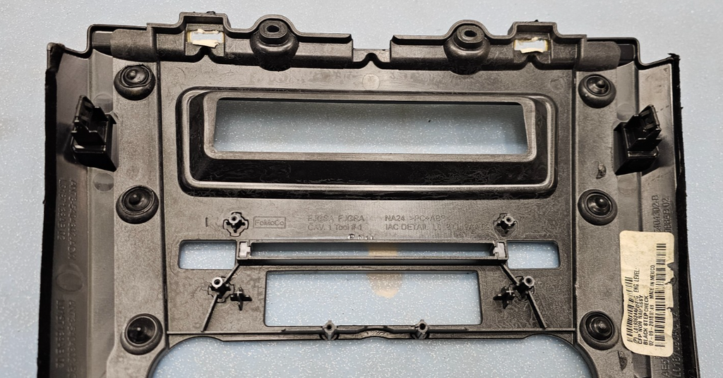 🔥 10-12 Ford Fusion Milan Climate Control Bezel Panel Trim Silver