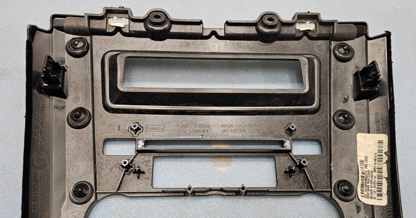🔥 10-12 Ford Fusion Milan Climate Control Bezel Panel Trim Silver