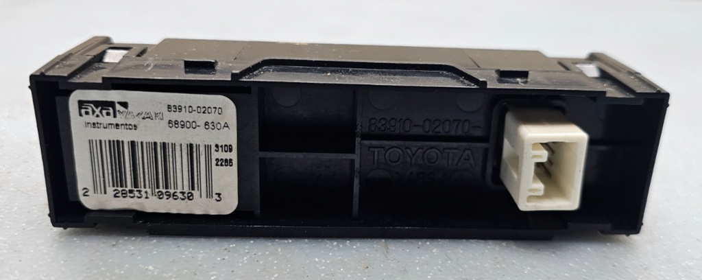 🔥03-08 Corolla Matrix Digital Rebuilt Dash Clock Time Display Assembly BLACK