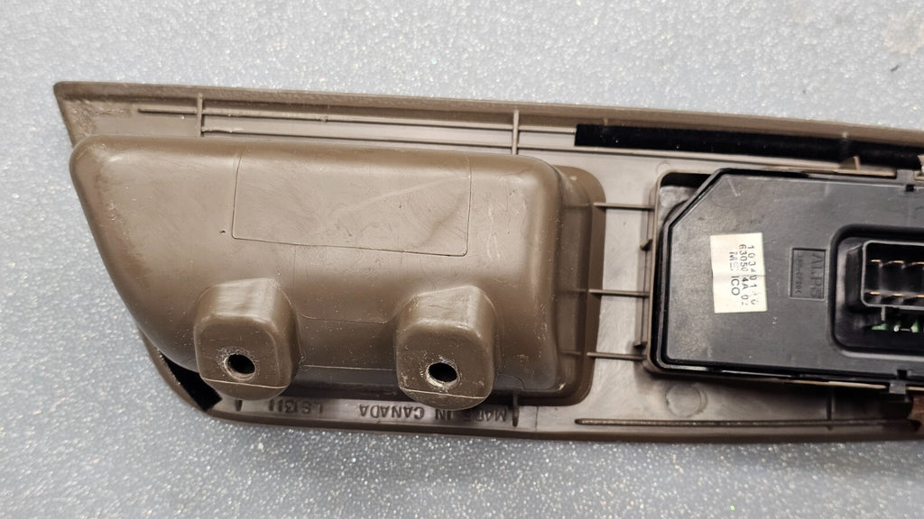 🔥06-08 CHEVY IMPALA LEFT DRIVER MASTER POWER WINDOW SWITCH BEZEL ASSEMBLY TAN