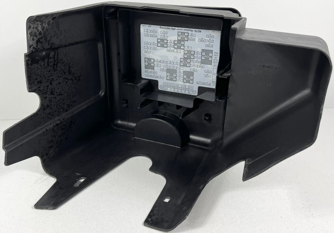 🔥00-02 Silverado Sierra Engine Fuse Relay Box Cover Lid Trim Panel Black OEM