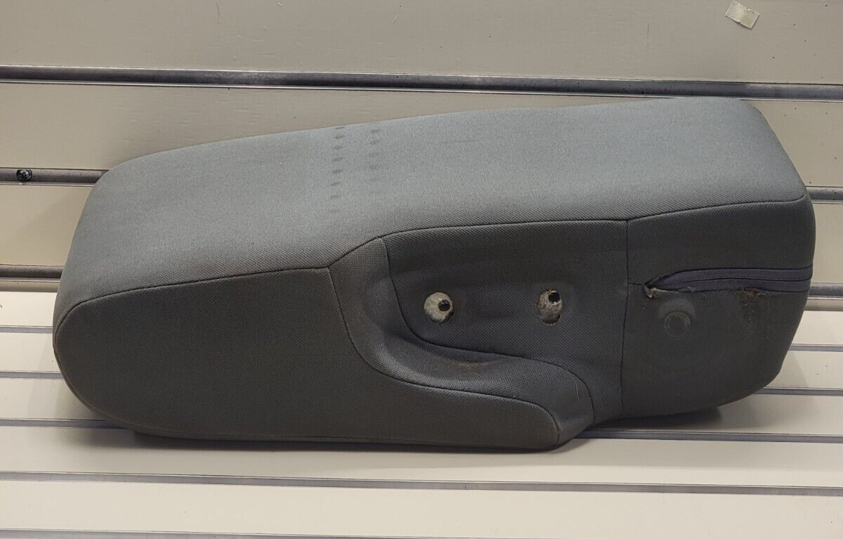 🔥04-08 FORD F-150 Front Center Console JUMP SEAT Arm Rest Clothe Grey Gray JS1